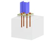 Model 005396 | Column Base Asymmetric