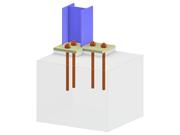 Model 005397 | Column Base Asymmetric