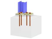 Model 005397 | Column Base Asymmetric