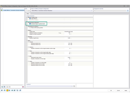 Feature 002916 | Joint-Structure Interaction for Steel Joints