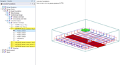 Flexural failure safety in concrete foundations visualized by design strip.