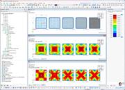 Stress and Strain Distribution on Surface in RSTAB Analysis