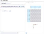 Defining Thickness with Wall Shear-Free Properties