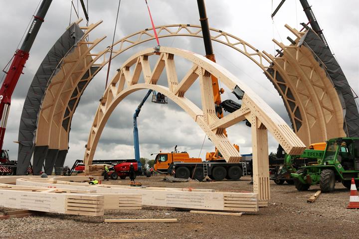 Airship Hangar, Mühlheim an der Ruhr – Hall Construction | © Marx Krontal Partner, MKP GmbH