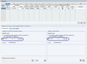 Graphic showing the limitation of concrete and steel stresses in the Stress Analysis tab.