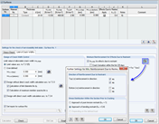 Dialog box for setting further minimum reinforcement values in the Surfaces tab