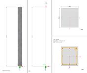 Schematic display of a structural system | Model overview