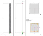 Schematic display of a structural system | Model overview