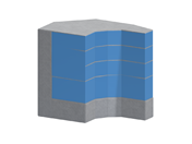 Model 005502 | Multi-Story Building with Wind Load Simulation