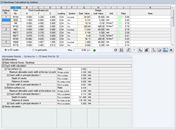 View of an input window for surface nonlinear calculation of structural elements