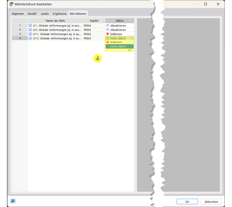 Image synchronization for multi-print | Checking and editing options