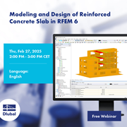 Modeling and Design of Reinforced Concrete Slab in RFEM 6