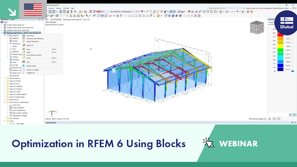 Webinar announcement for optimizing block‐based modeling in engineering software.