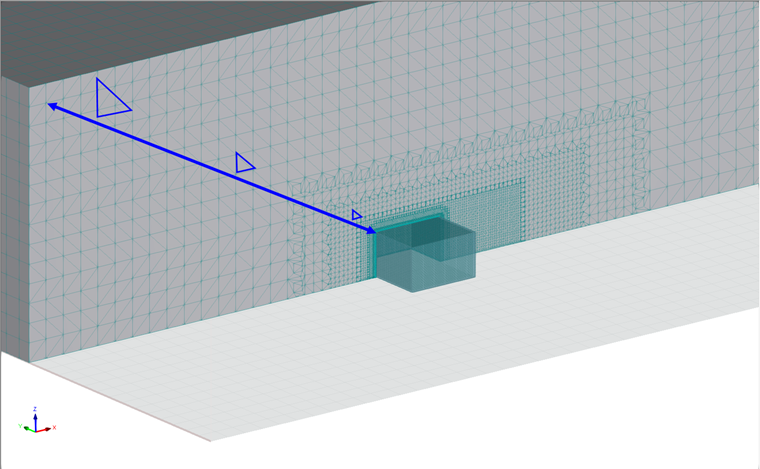 Illustration of FVM element dimensions | RWIND manual guidance