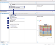 Input dialog box for entering the subsoil parameters | Soil, soil massif, elastic half-space, spring stiffness
