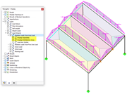 Separate Display of Generated Member Loads and Distribution Surfaces