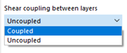 Technical display of the option for shear coupling of laminated glass | Structural detail