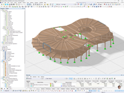 RFEM Model of Airport Terminal | © EQUILIBRIUM