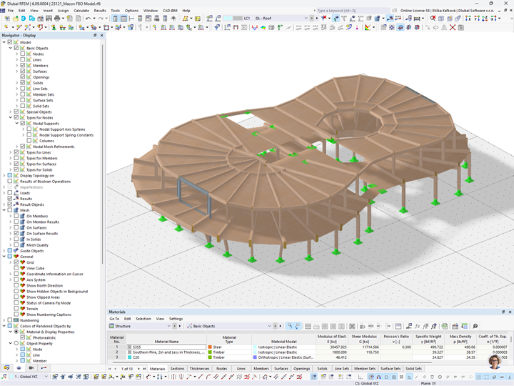 RFEM Model of Airport Terminal | © EQUILIBRIUM