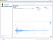 Acceleration diagram for seismic time history analysis in structural engineering