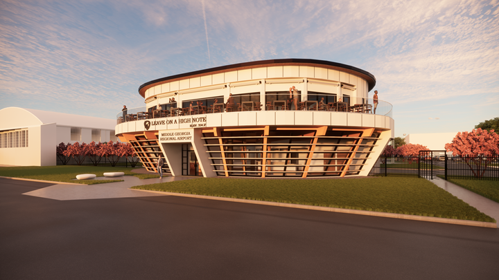 Animation of Airport Terminal | © Passero Associates