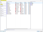 Material library view of the material type reinforcing steel | Concrete and reinforcing steel