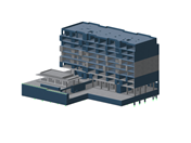 Model 005552 | Residential building substructure with reinforced concrete and pile foundation