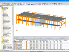 Model of Building C | La Rochelle | School complex, timber-steel structure, and timber-concrete composite slab