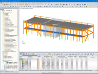 Model of Building C | La Rochelle | School complex, timber-steel structure, and timber-concrete composite slab