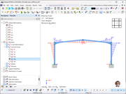 Graphical comparison of integrated steel joints with structural interaction in simulation results