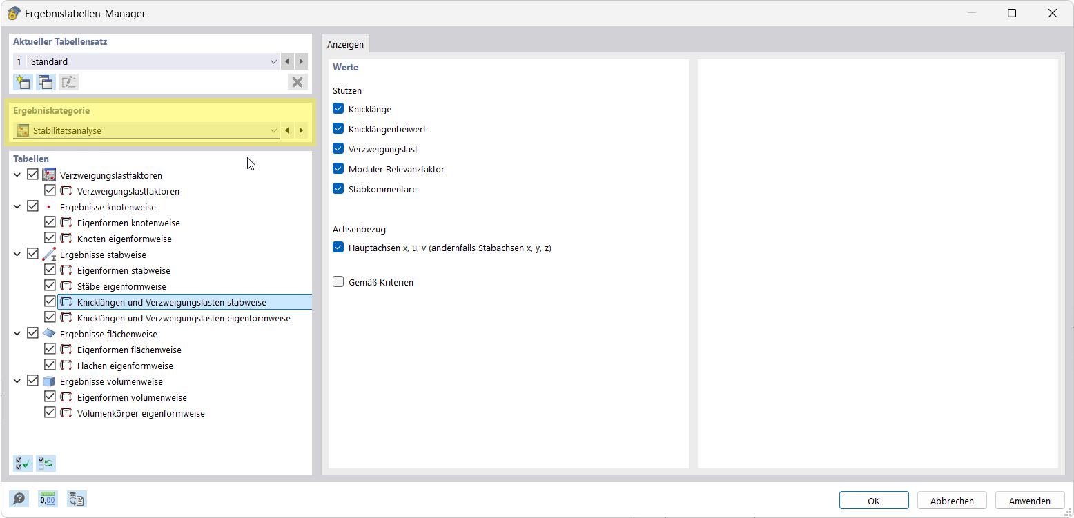 The Result Table Manager adjusts the output data.