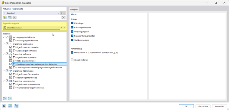 The Result Table Manager adjusts the output data.