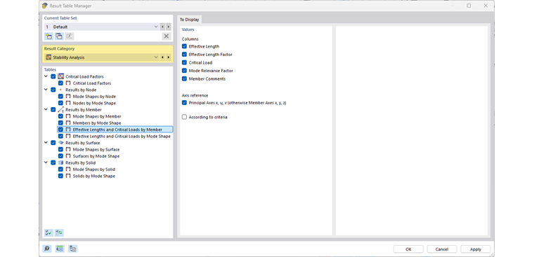 The Result Table Manager adjusts the output data.