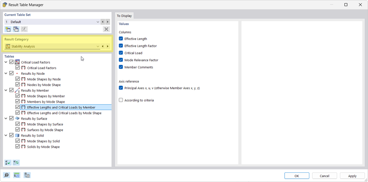 The Result Table Manager adjusts the output data.