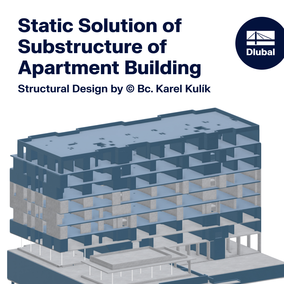 Substructure static analysis for a residential building construction project.
