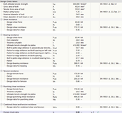 Engineering analysis of fastener and connector design in a structural element using specialized software.