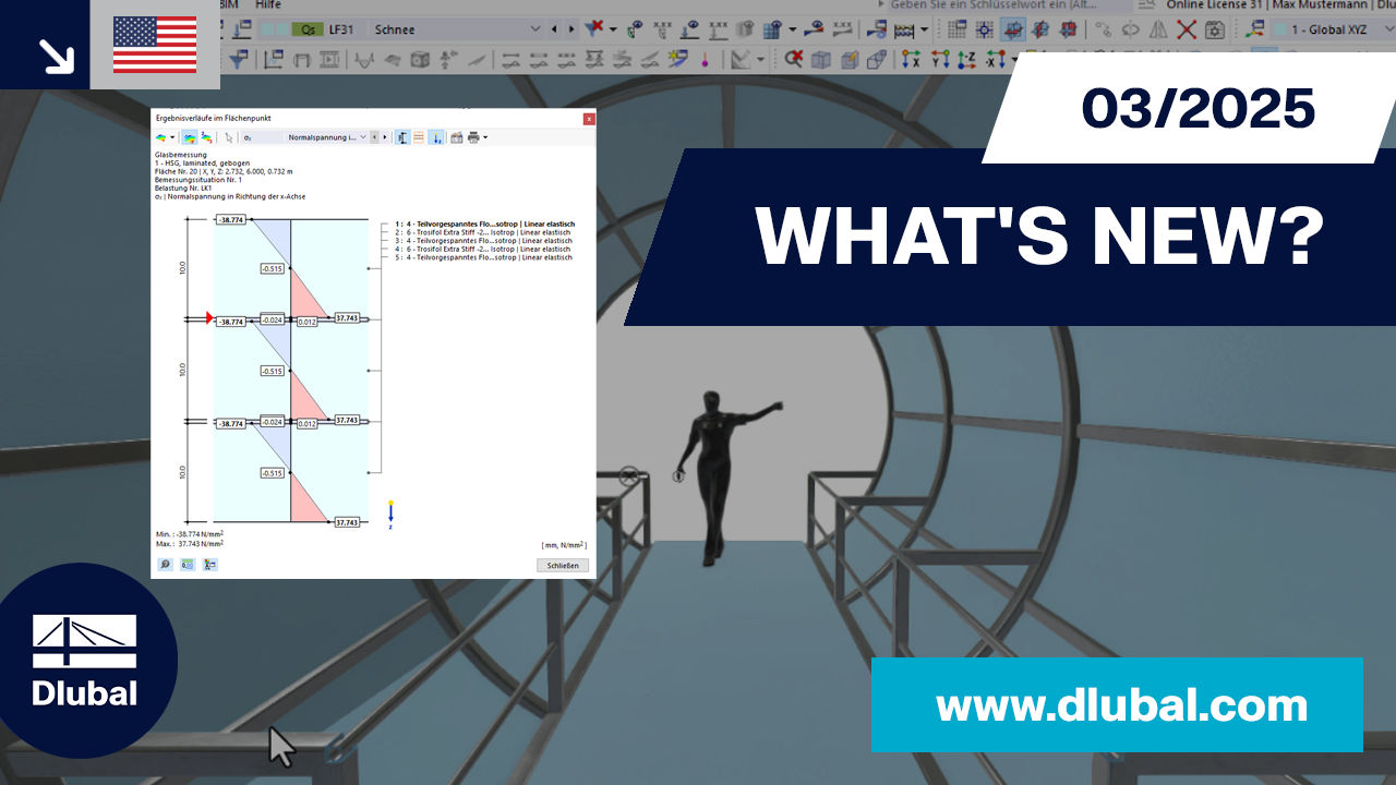 A graphic shows the most important updates and features of a software version from March 2025.