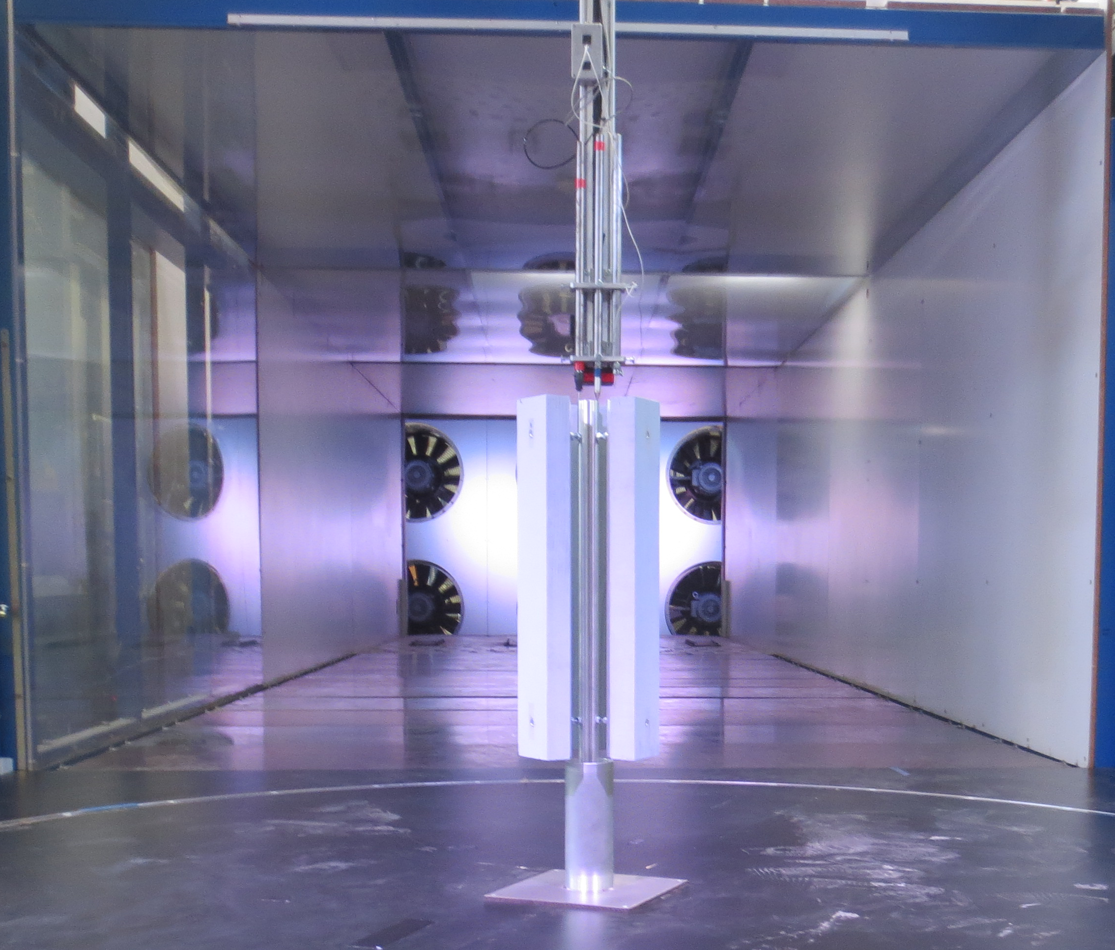 Three Sharp-Edged Antennas in the Wind Tunnel Test
