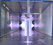 Three Sharp-Edged Antennas in the Wind Tunnel Test