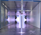 Three Sharp-Edged Antennas in the Wind Tunnel Test