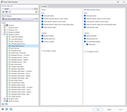 The Results Table Manager shows the overview details of results obtained by incremental analysis methods in Dlubal Software.