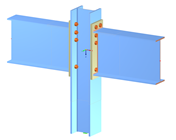Model 005595 | Unstiffened Bolted End Plate Connection