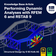 Explanation of dynamic analysis features and add-ons in RFEM 6 and RSTAB 9, illustrating how to perform complex simulations accurately.