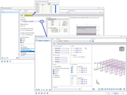 Common building grid layout illustration used in structural analysis and design.