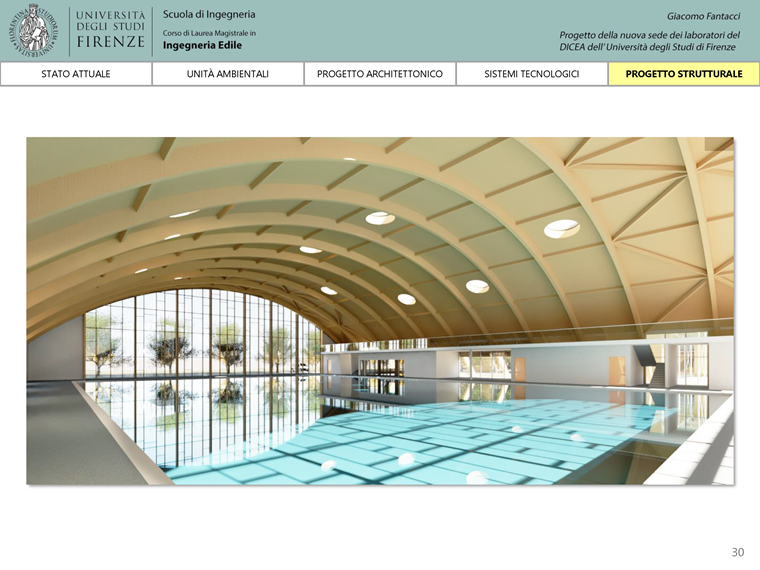 Visualization of the new DICEA laboratories at the University of Florence, Italy.