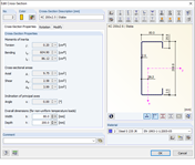 A detailed cross-section shows the editing in a CAD environment. Technical details and parameters are visible.