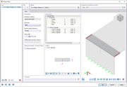 Dialog box for applying the design strip method according to ACI 318-19 for plate reinforcement in two directions.