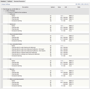 Tab 'Standard parameter' for fire protection configuration according to EN 1995
