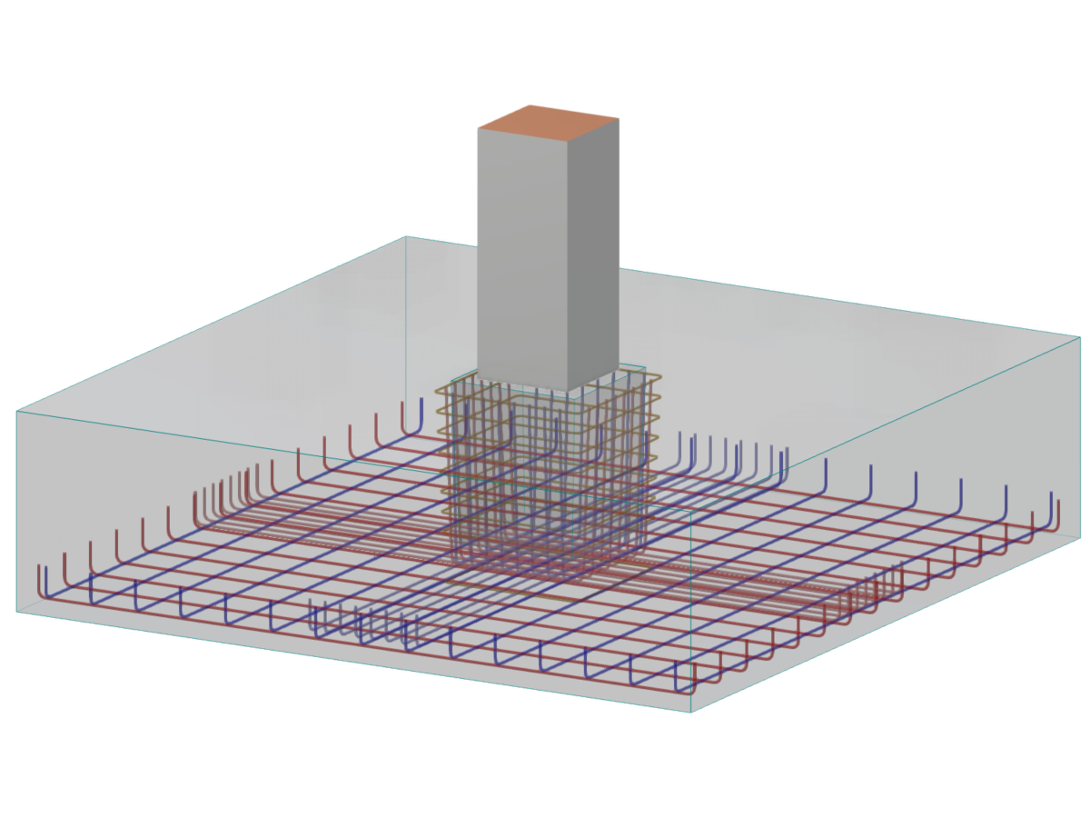 A square block foundation designed for precast reinforced concrete columns, featuring rough sides typical for such structures.