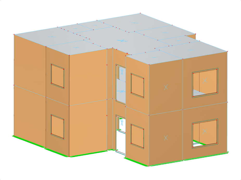 Unreinforced masonry buildings are analyzed for seismic vulnerability using a method based on capacity spectrum.